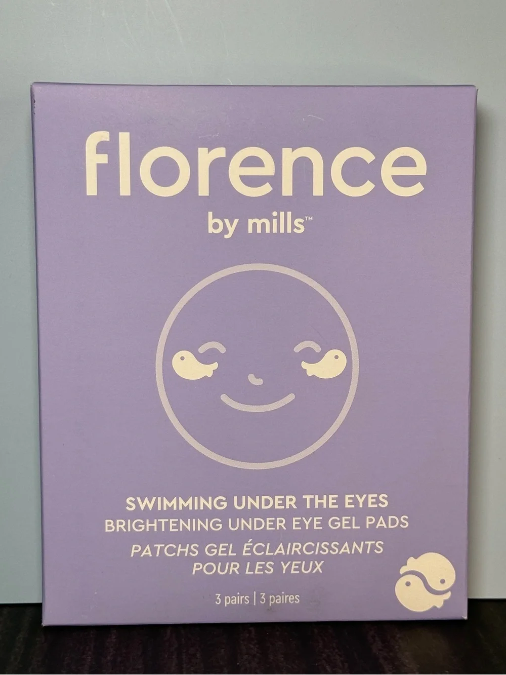 Florence by Mills Swimming Under the Eyes Brightening Gel Pads - 3 Pairs NIB
